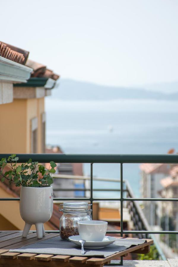 Precioso Atico Con Terraza Y Vistas A Silgar. Lägenhet Sanxenxo Exteriör bild